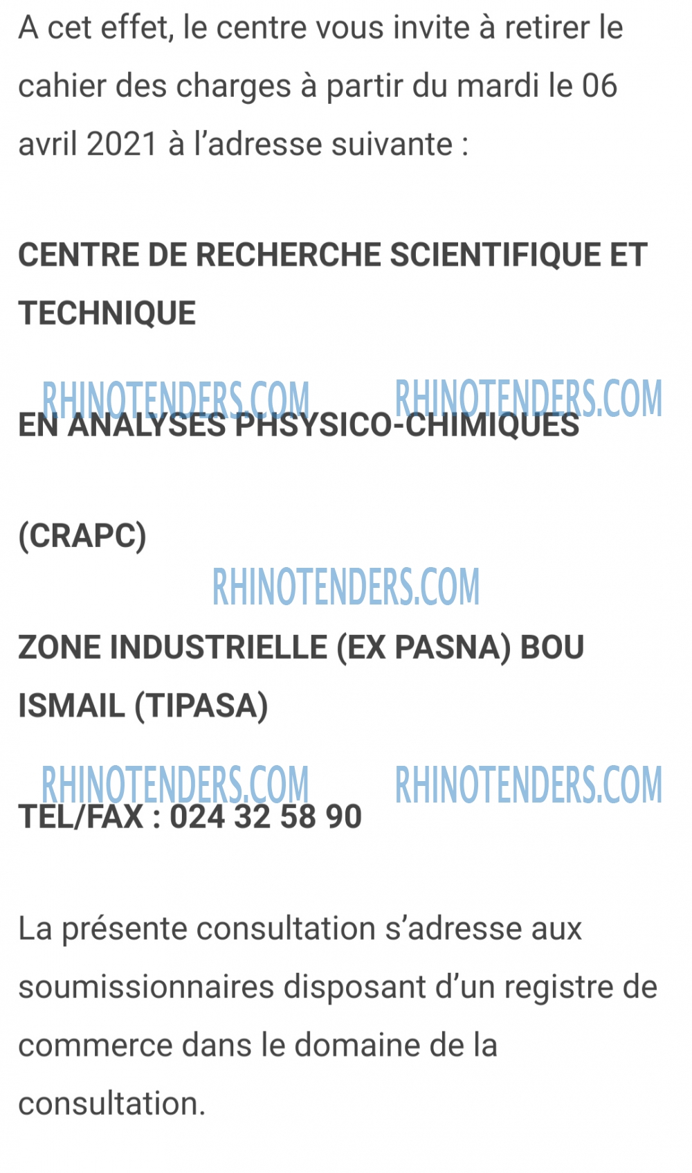 Rhinotenders