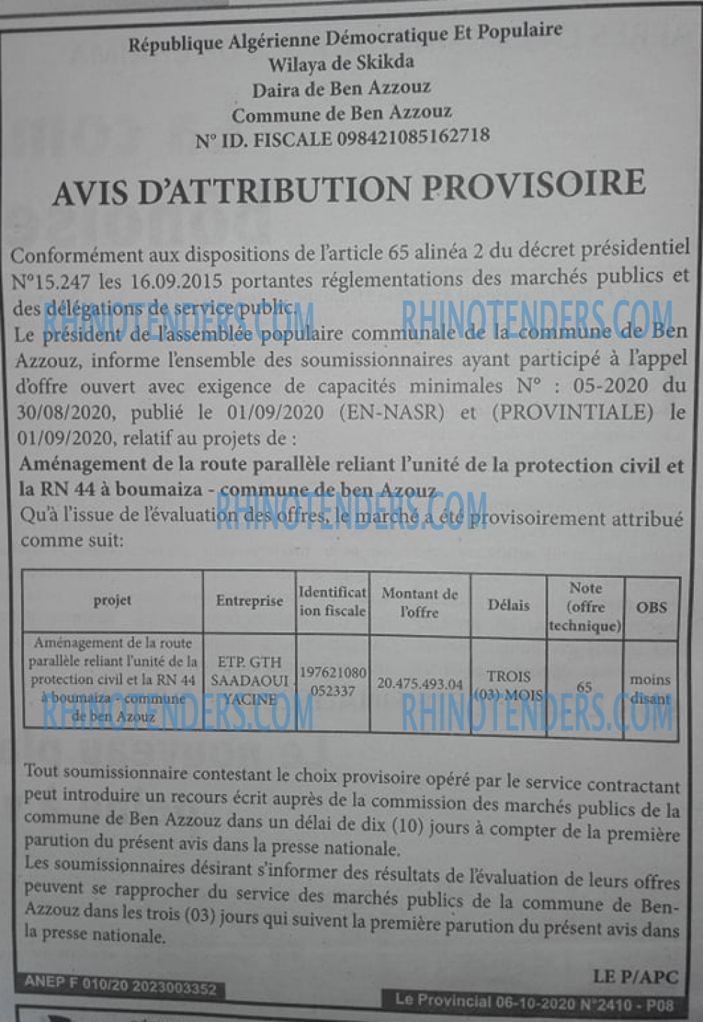 LE PROVINCIAL