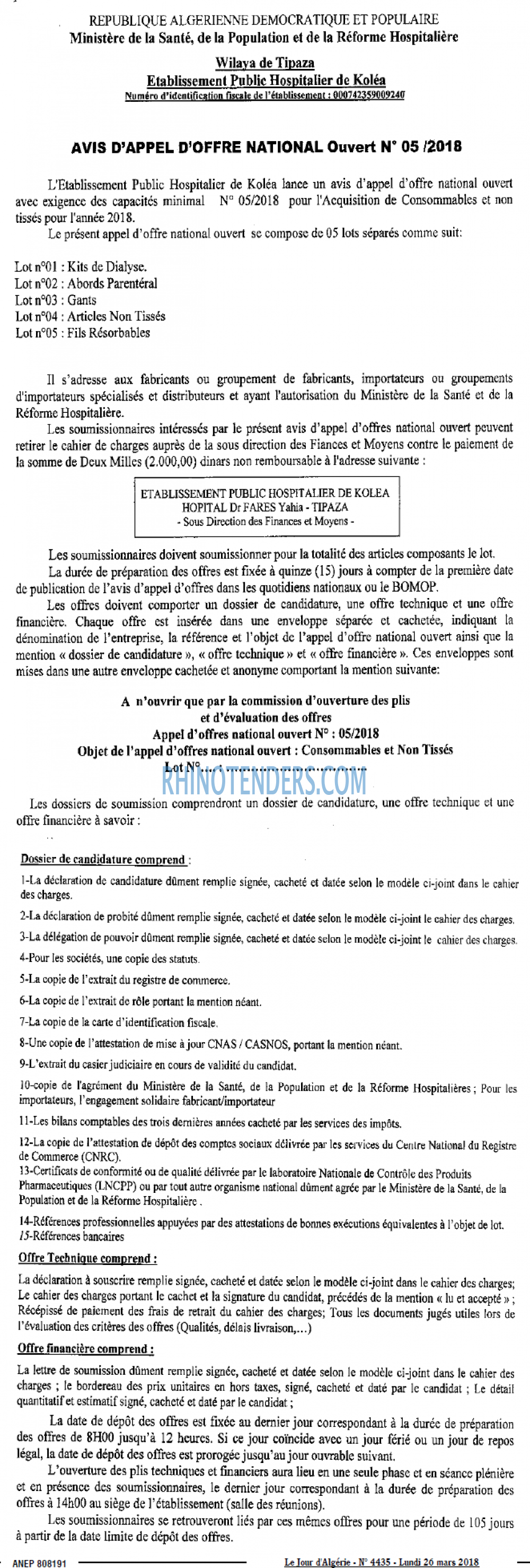 Le Jour d'Algérie