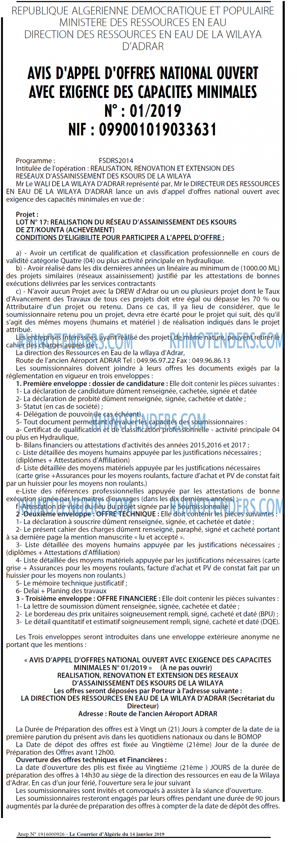 Le Courrier d'Algerie