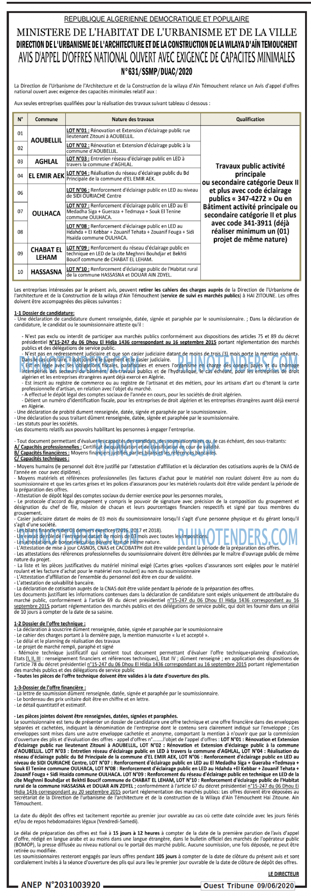 ouest TRIBUNE