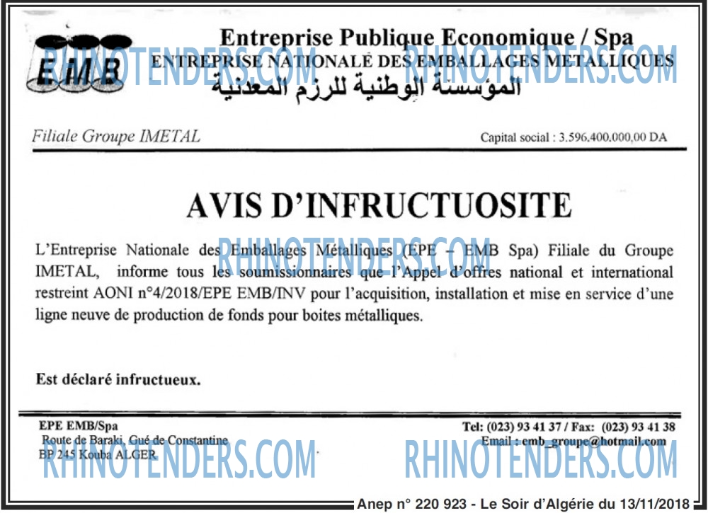 LE SOIR D'ALGERIE