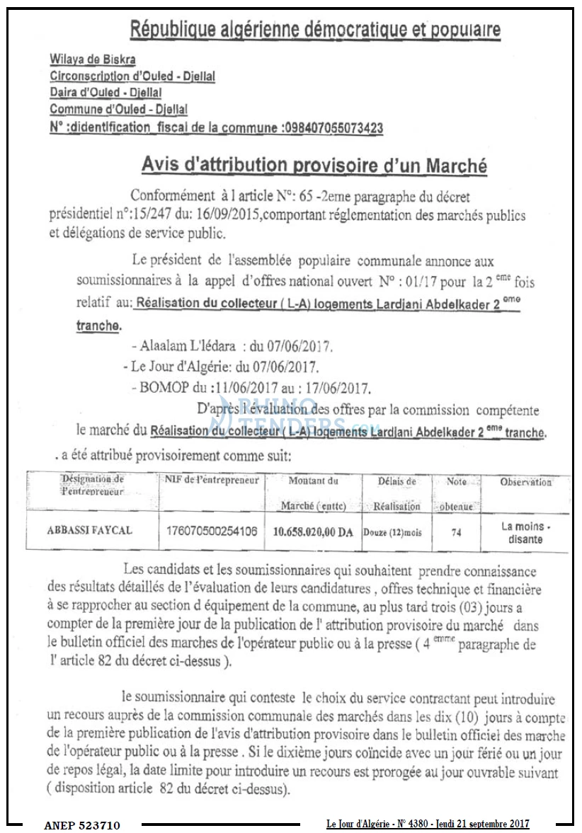 Le Jour d'Algérie