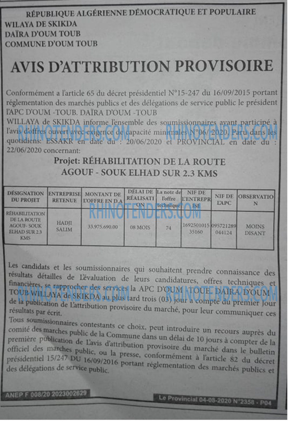 LE PROVINCIAL