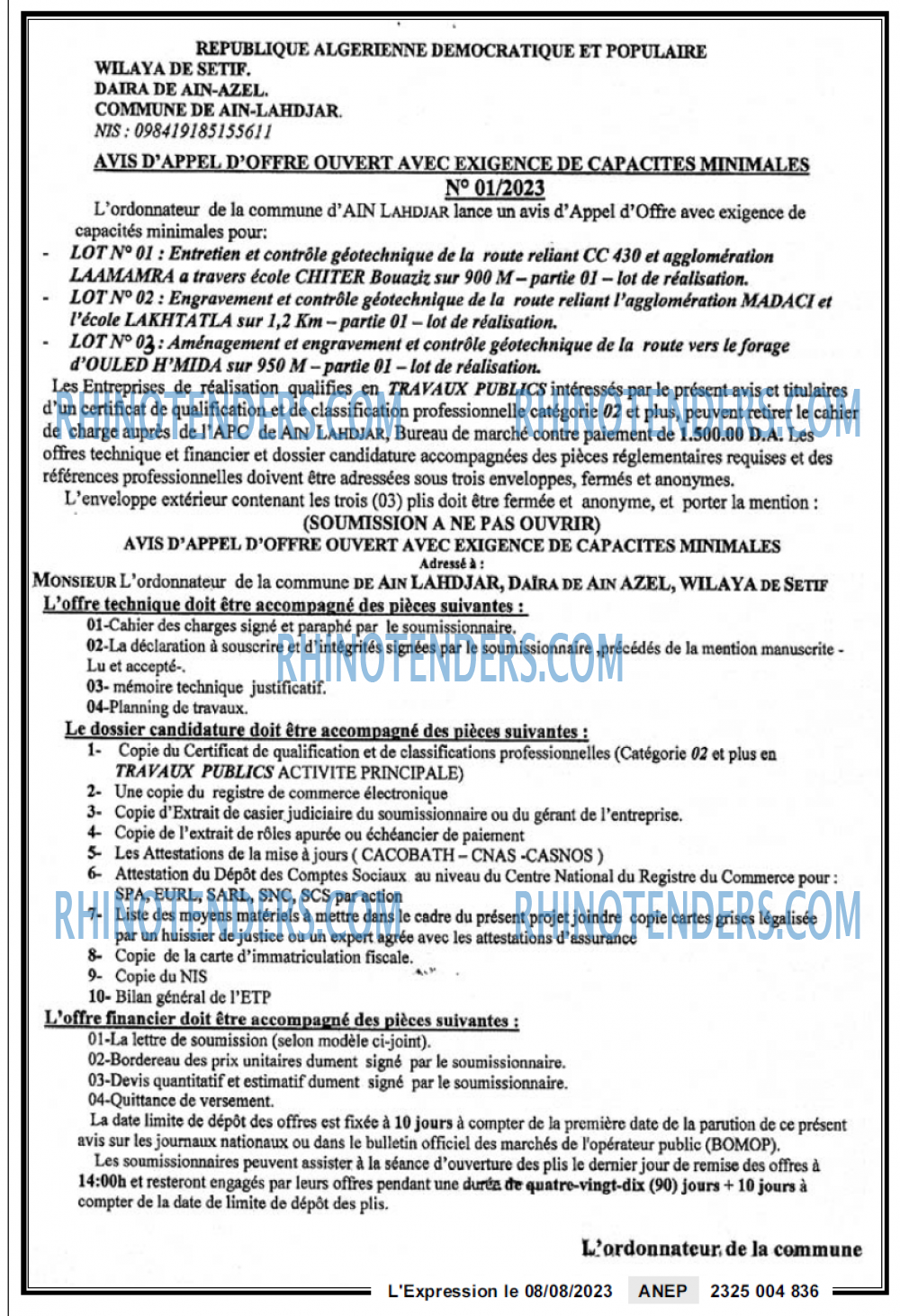 L'EXPRESSION
