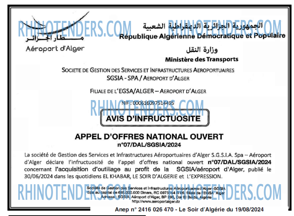 LE SOIR D'ALGERIE