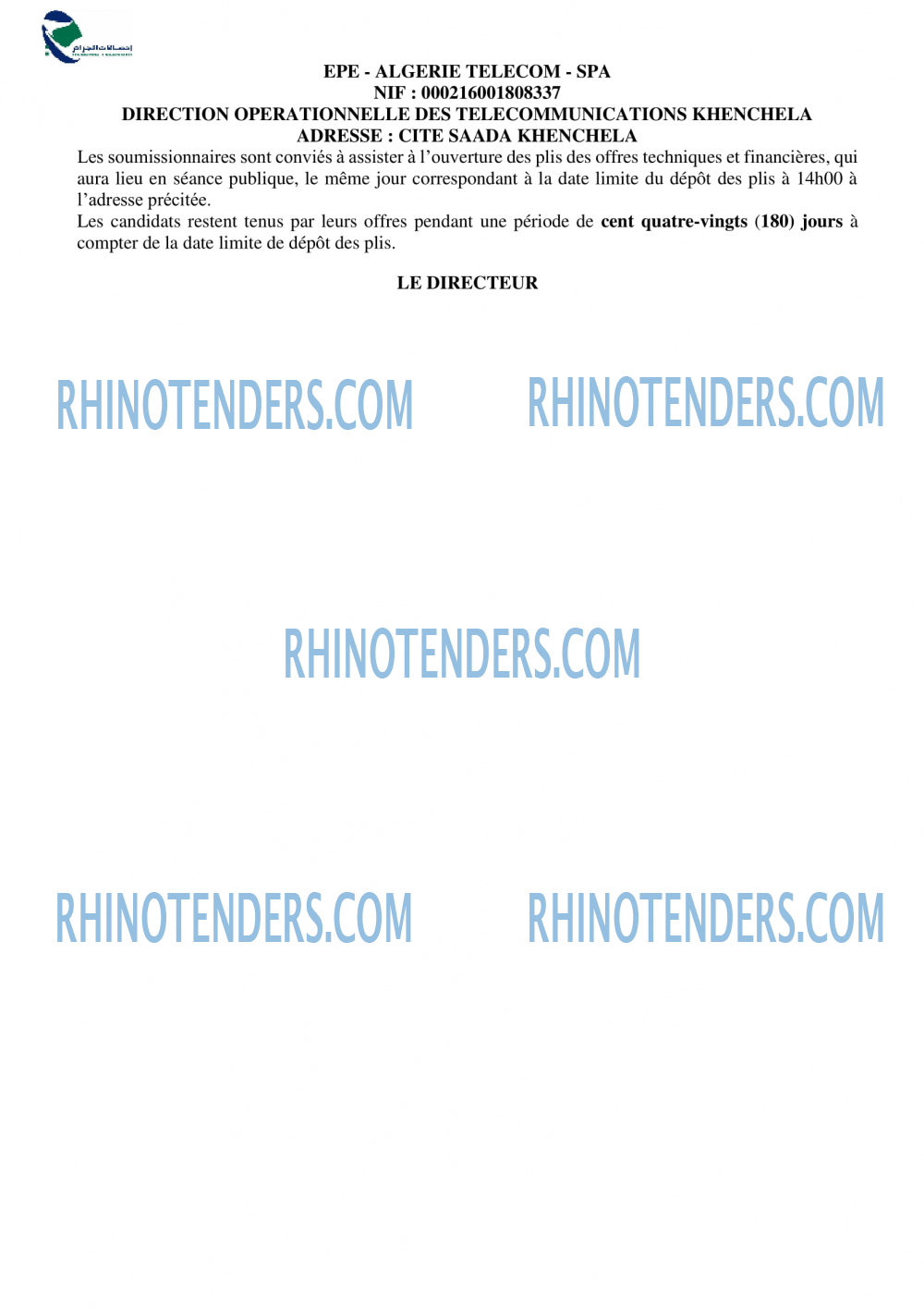 Rhinotenders