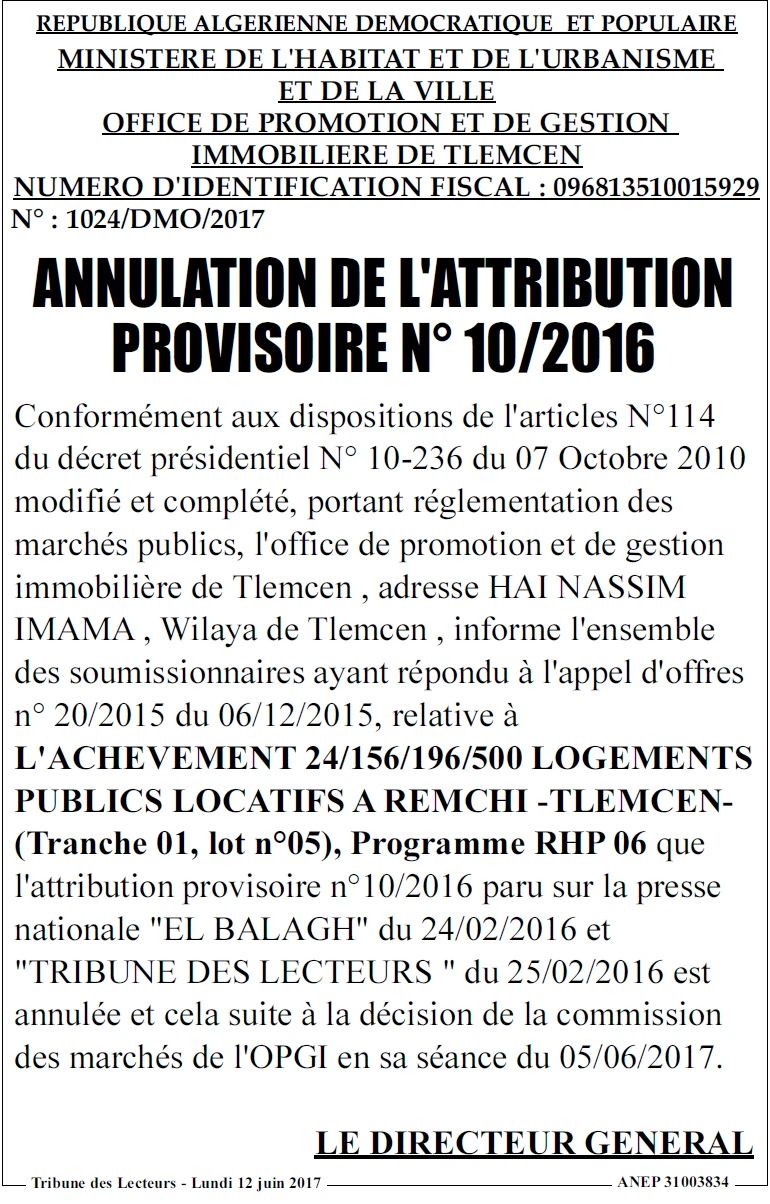 TRIBUNE DES LECTEURS
