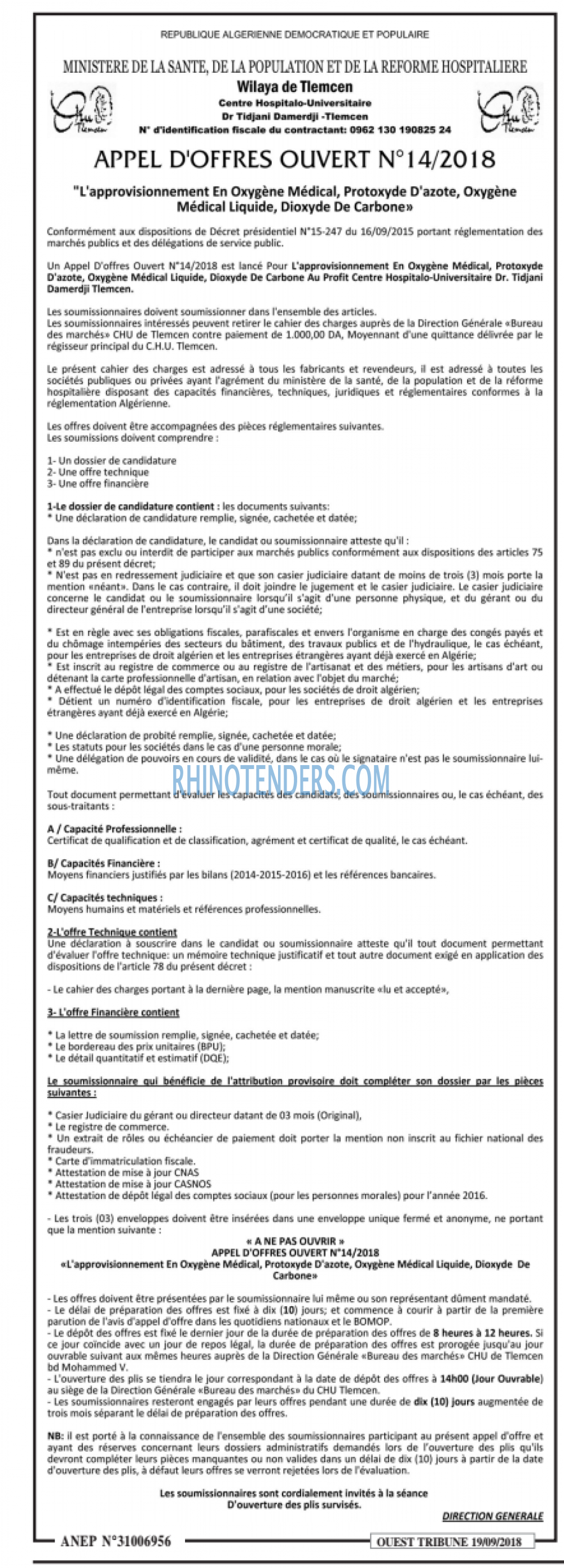 ouest TRIBUNE