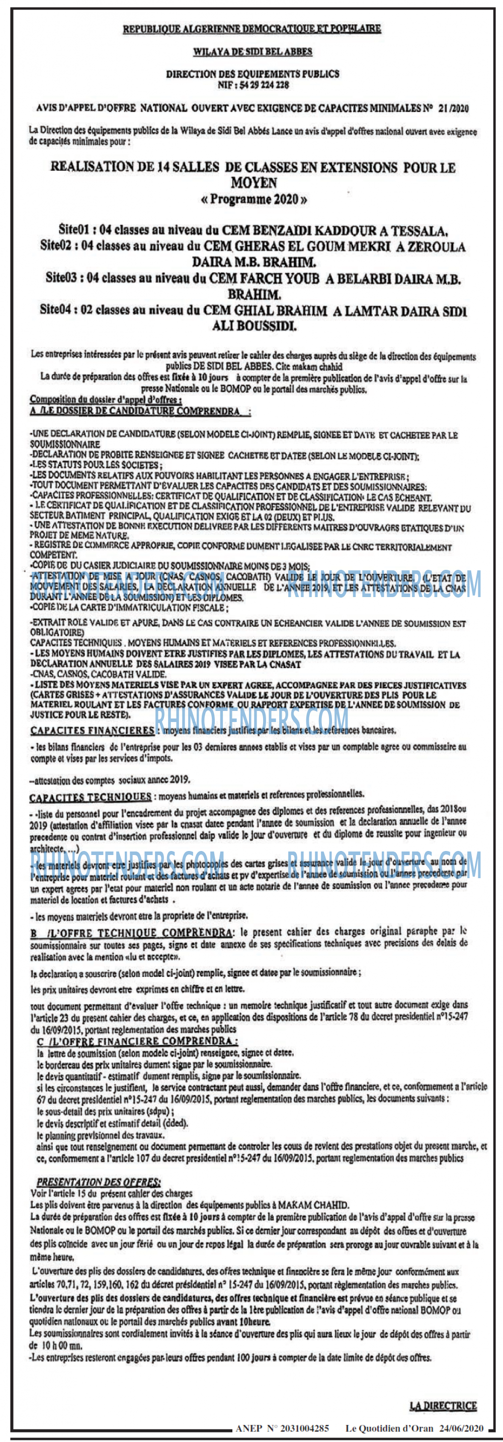 Le Quotidien d'Oran