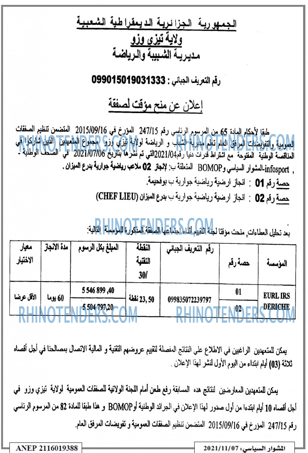 المشوار السياسي