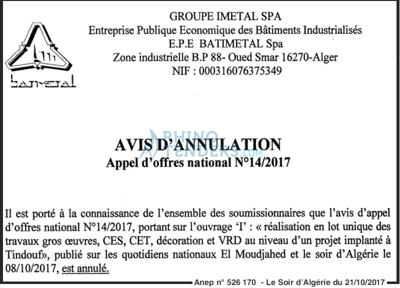 LE SOIR D'ALGERIE