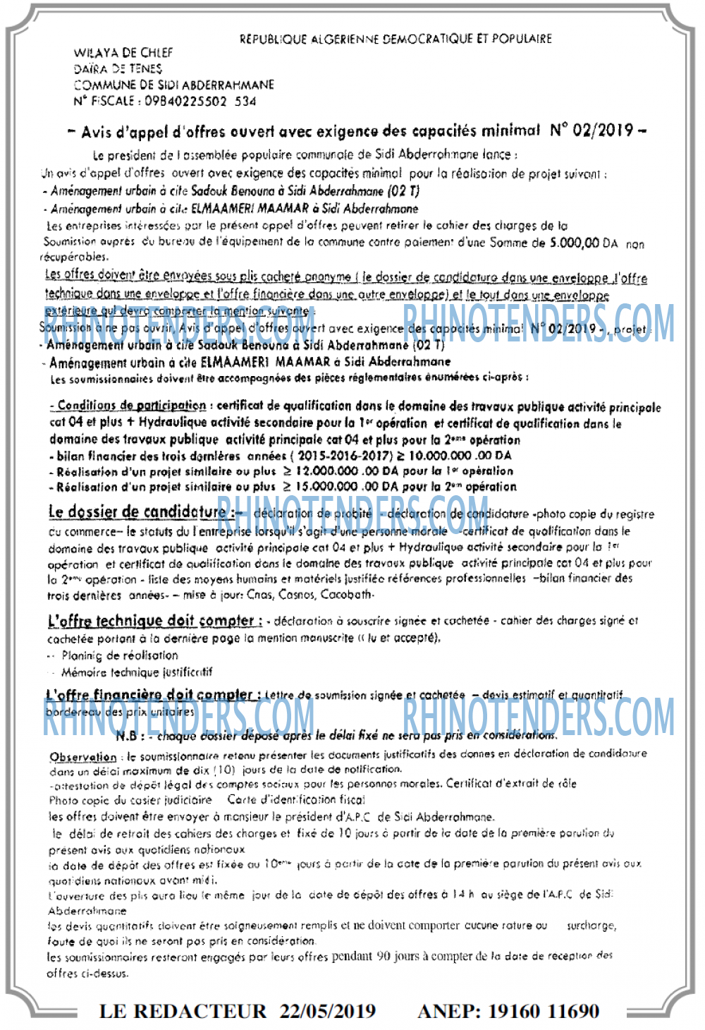 LE REDACTEUR