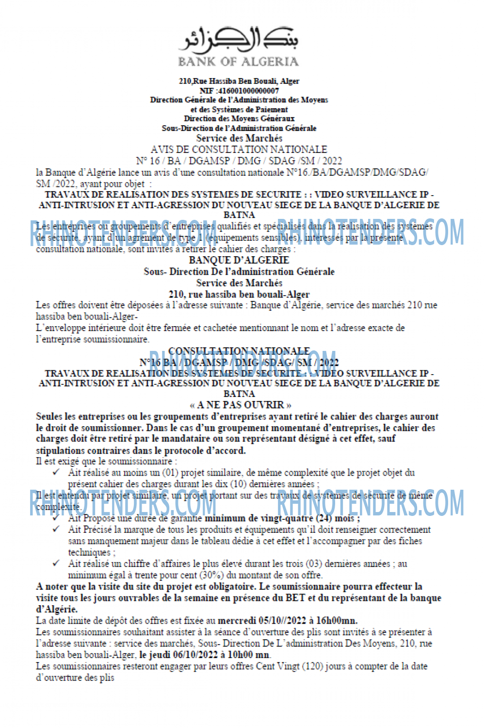 Banque d'Algérie