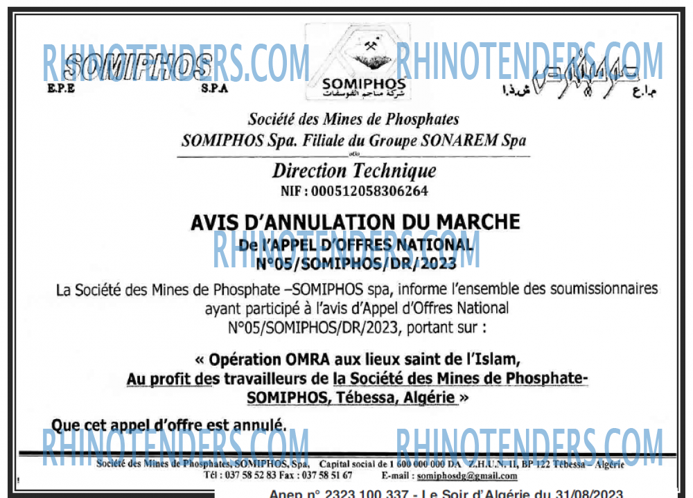 LE SOIR D'ALGERIE