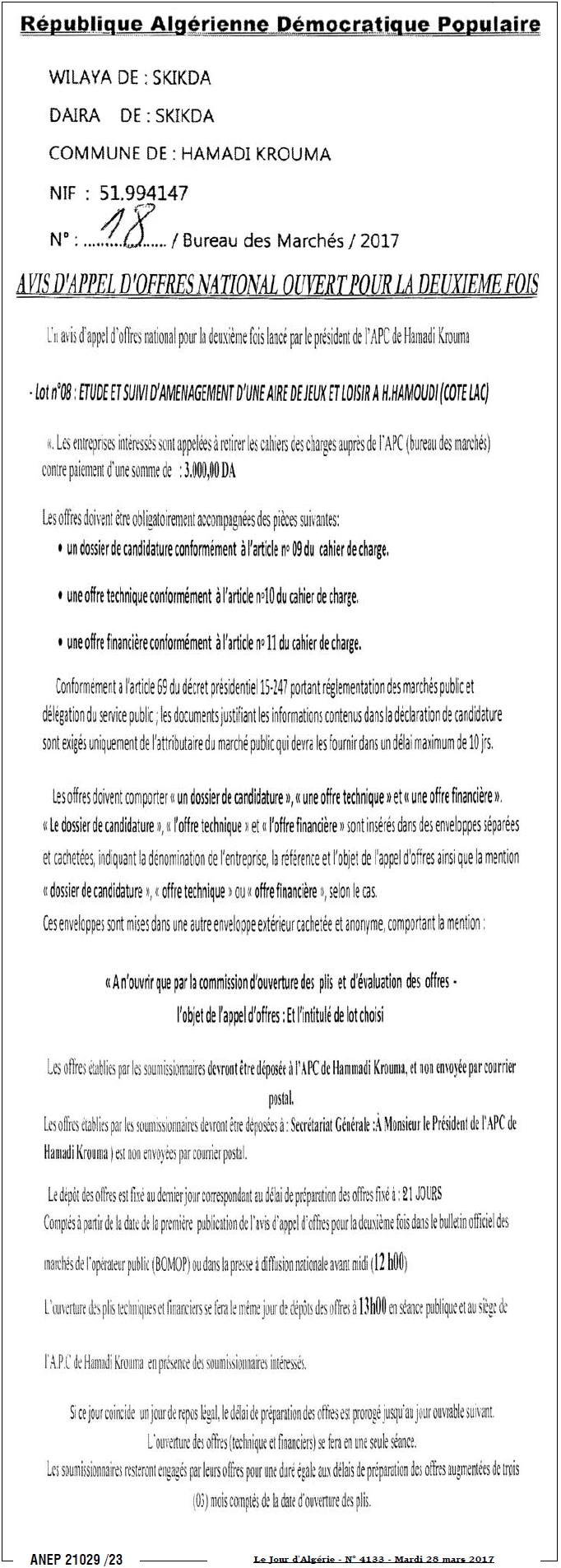 Le Jour d'Algérie