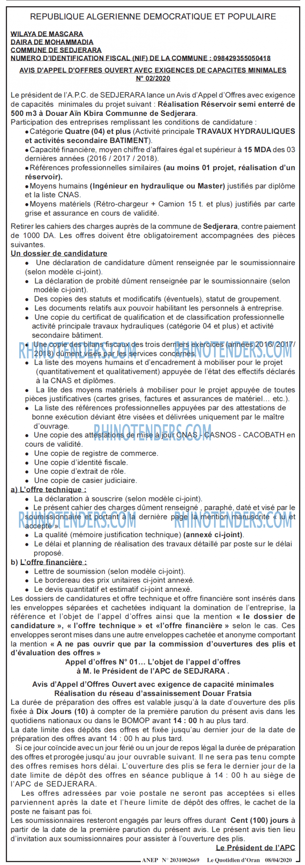 Le Quotidien d'Oran