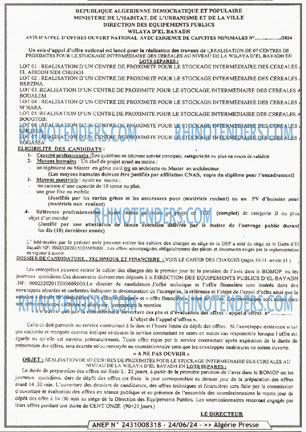 ALGERIE PRESSE