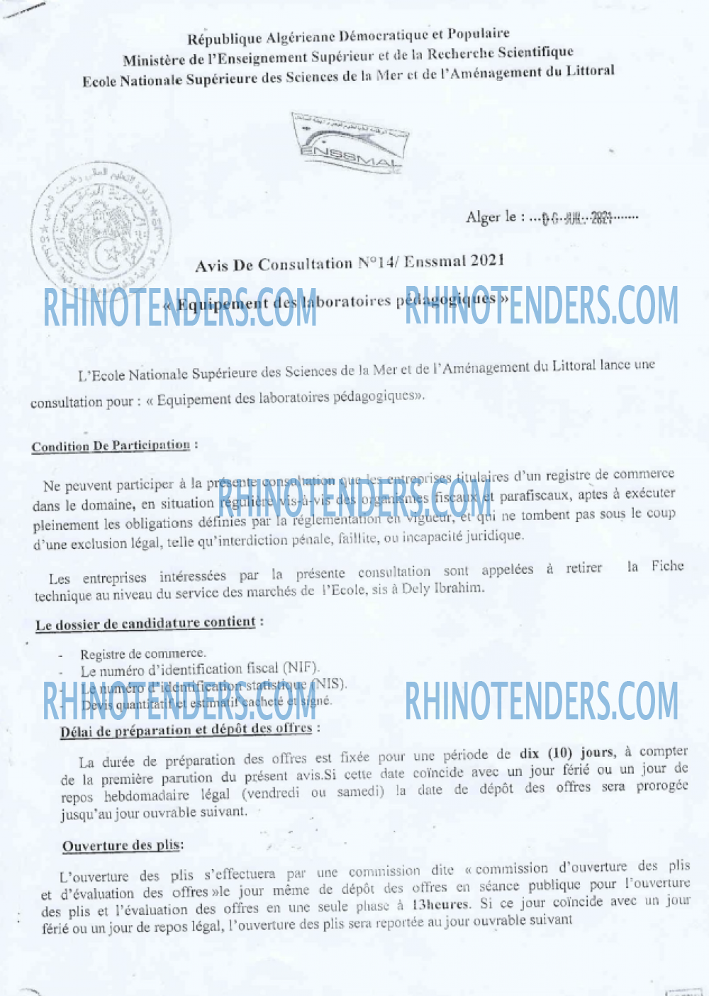 Rhinotenders