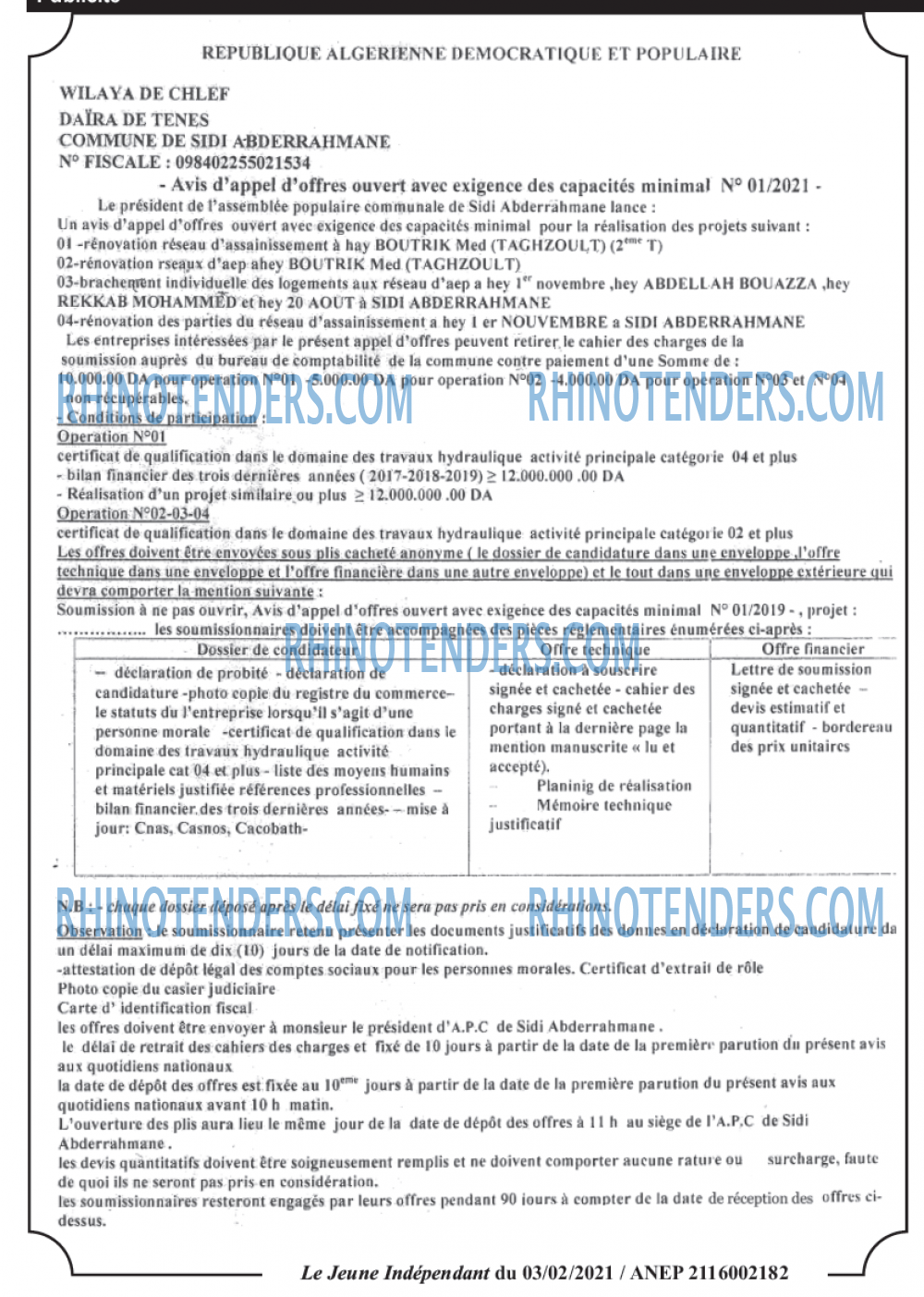 Jeune Independant