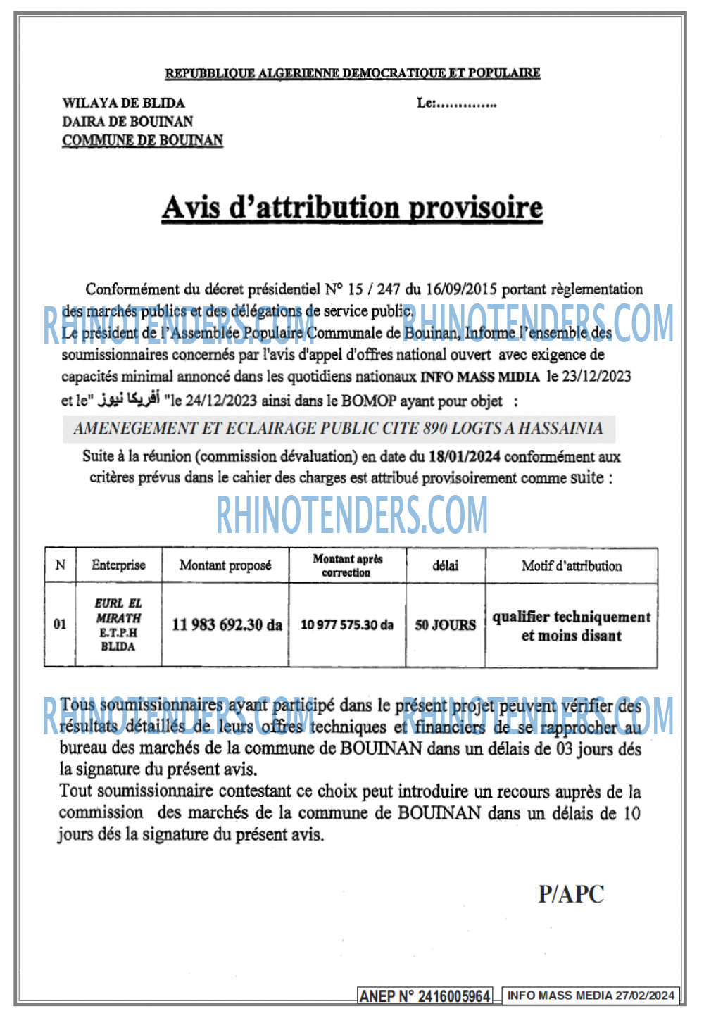 Infos Mass Media
