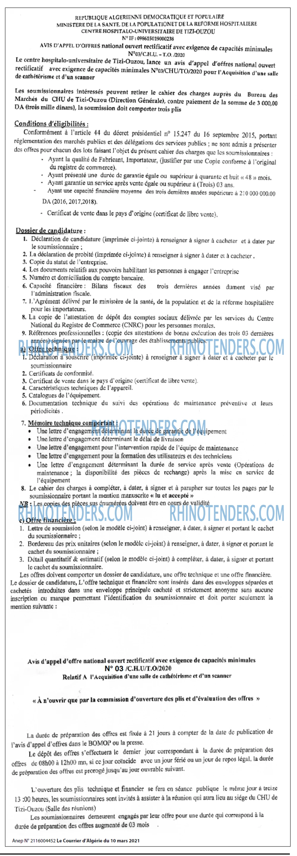 Le Courrier d'Algerie