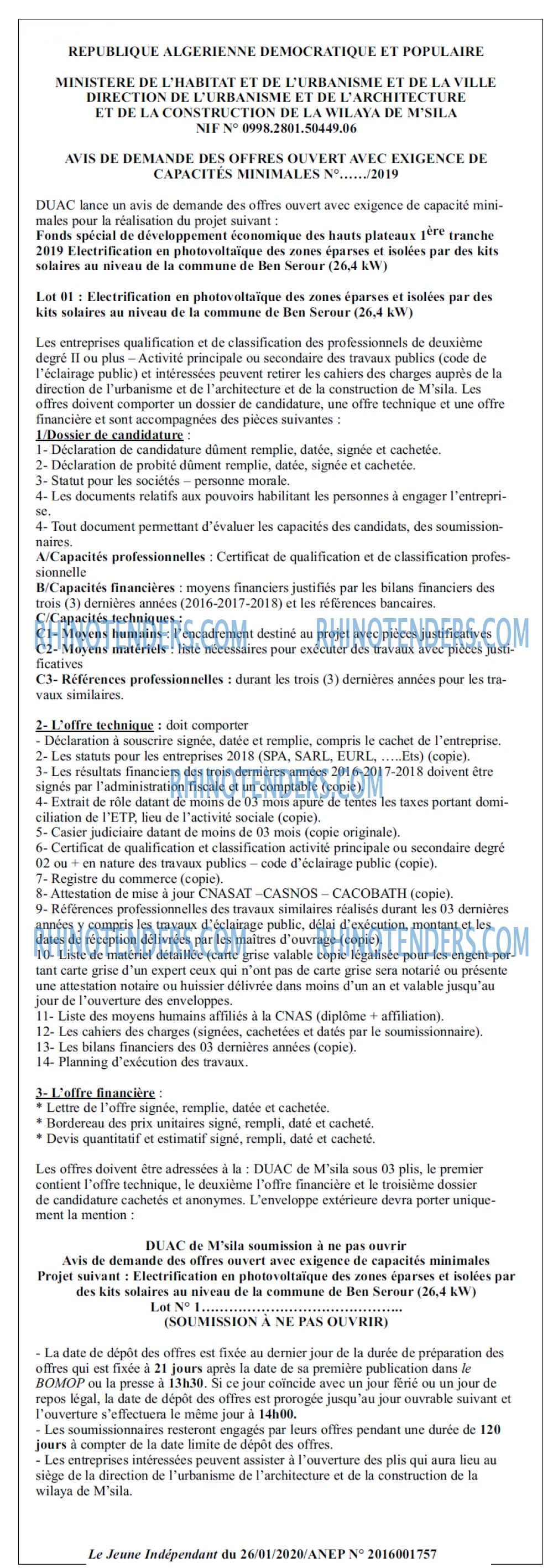 Jeune Independant