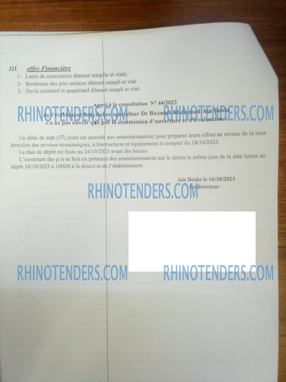 Rhinotenders