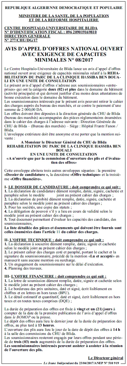 Le jeune indépendant