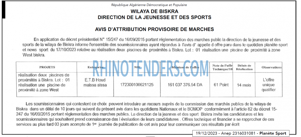 PLANETE SPORT