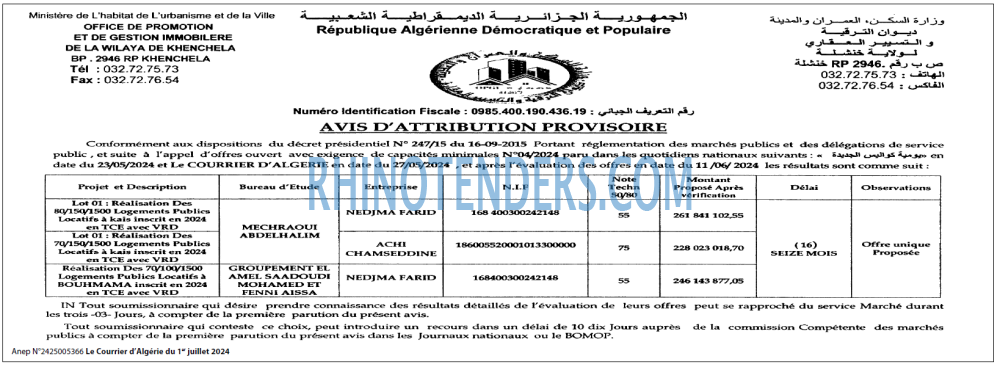 Le Courrier d'Algerie