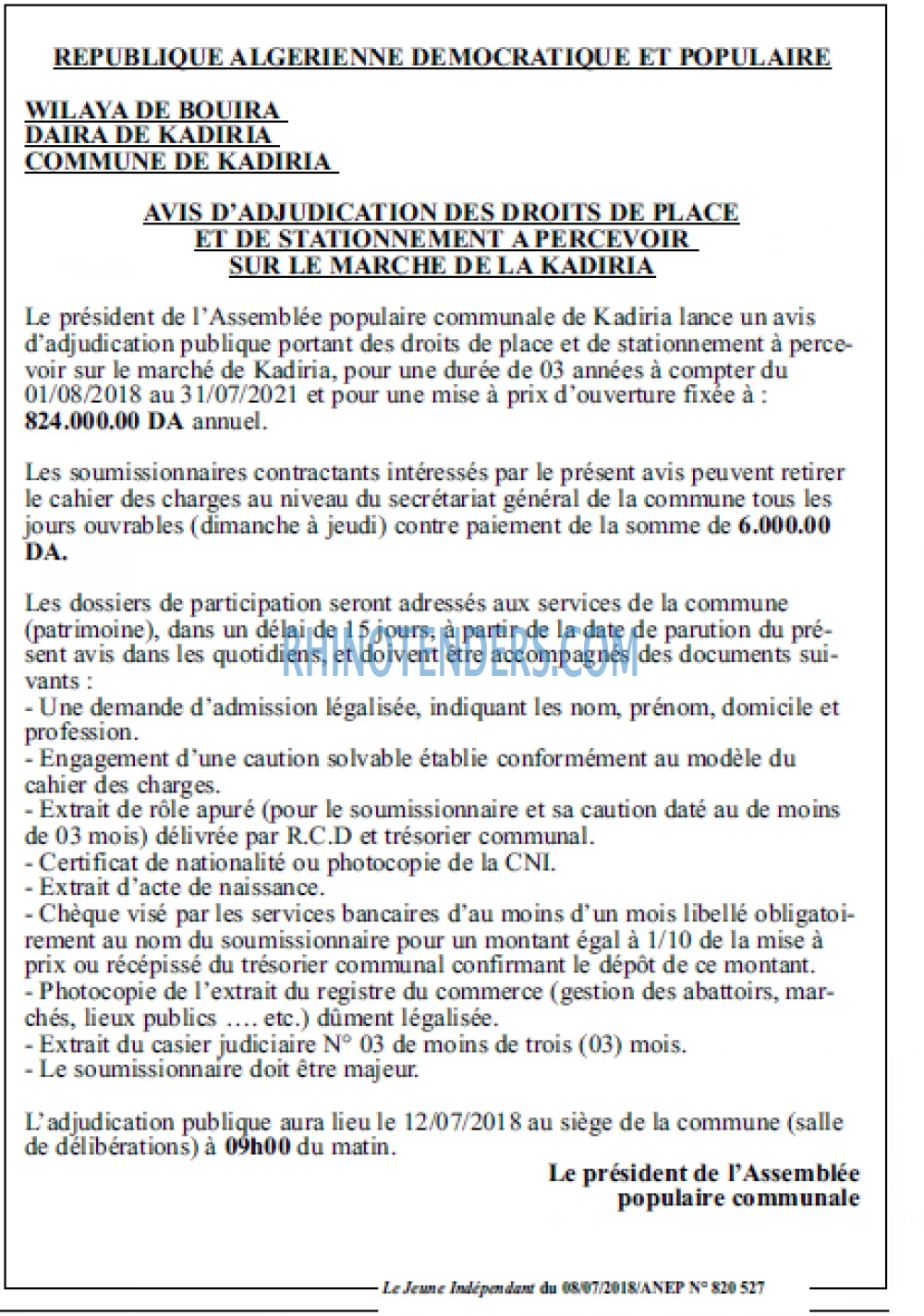 Jeune Independant