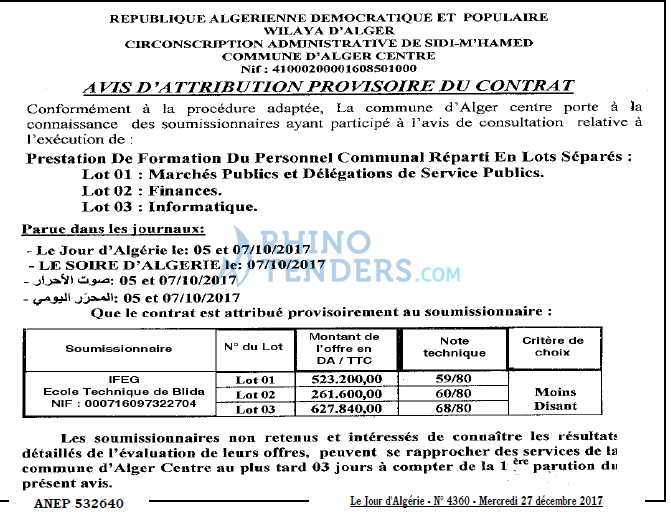 Le Jour d'Algérie