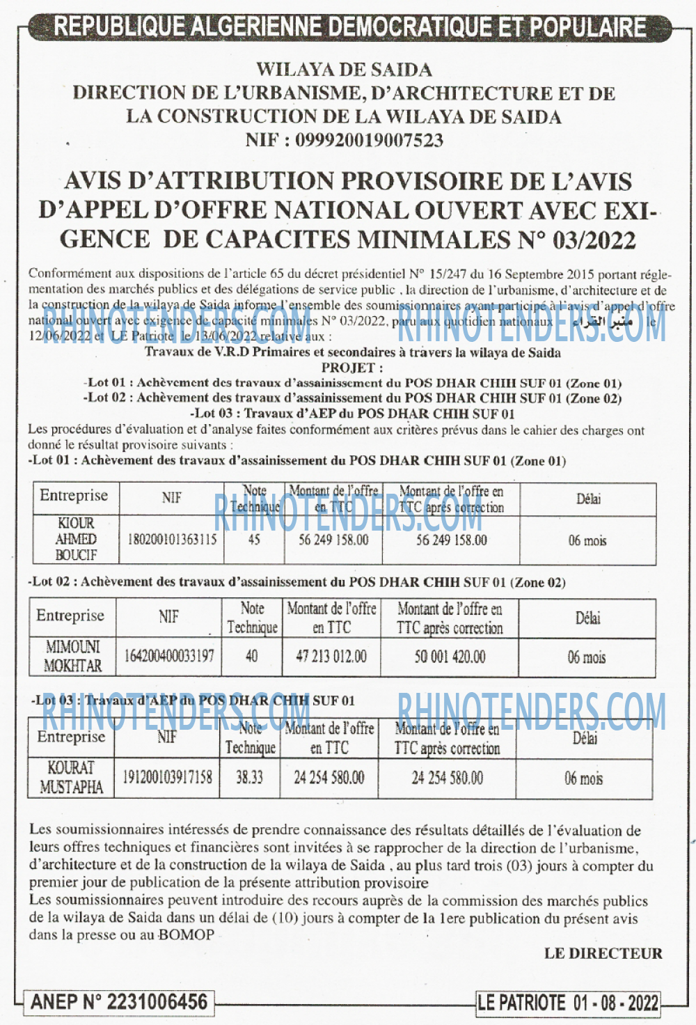 LE PATRIOTE