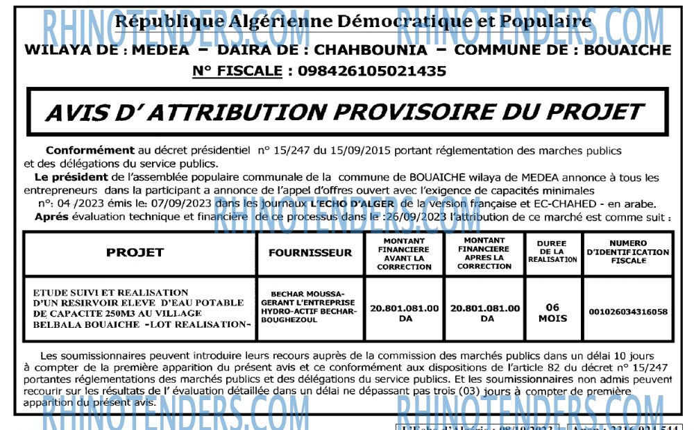 L'ECHO D'ALGERIE