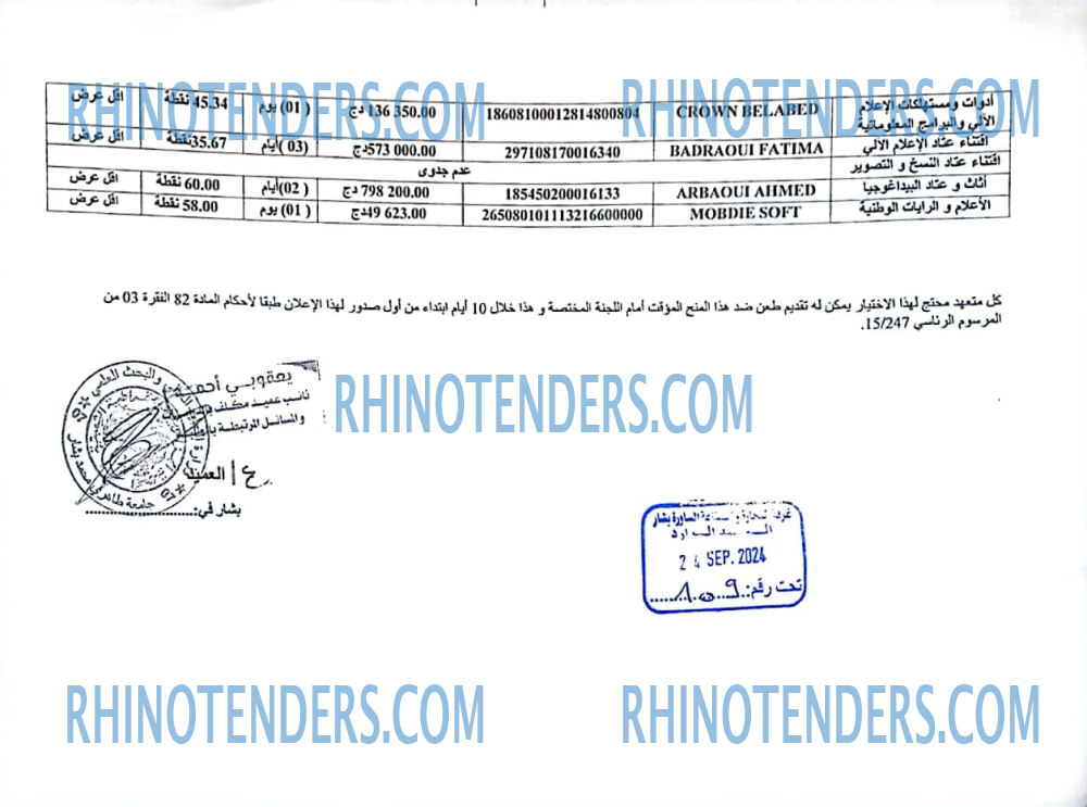 Rhinotenders