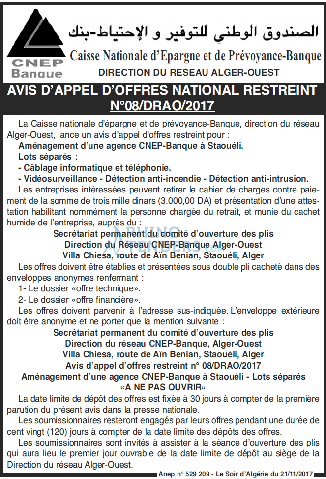 LE SOIR D'ALGERIE