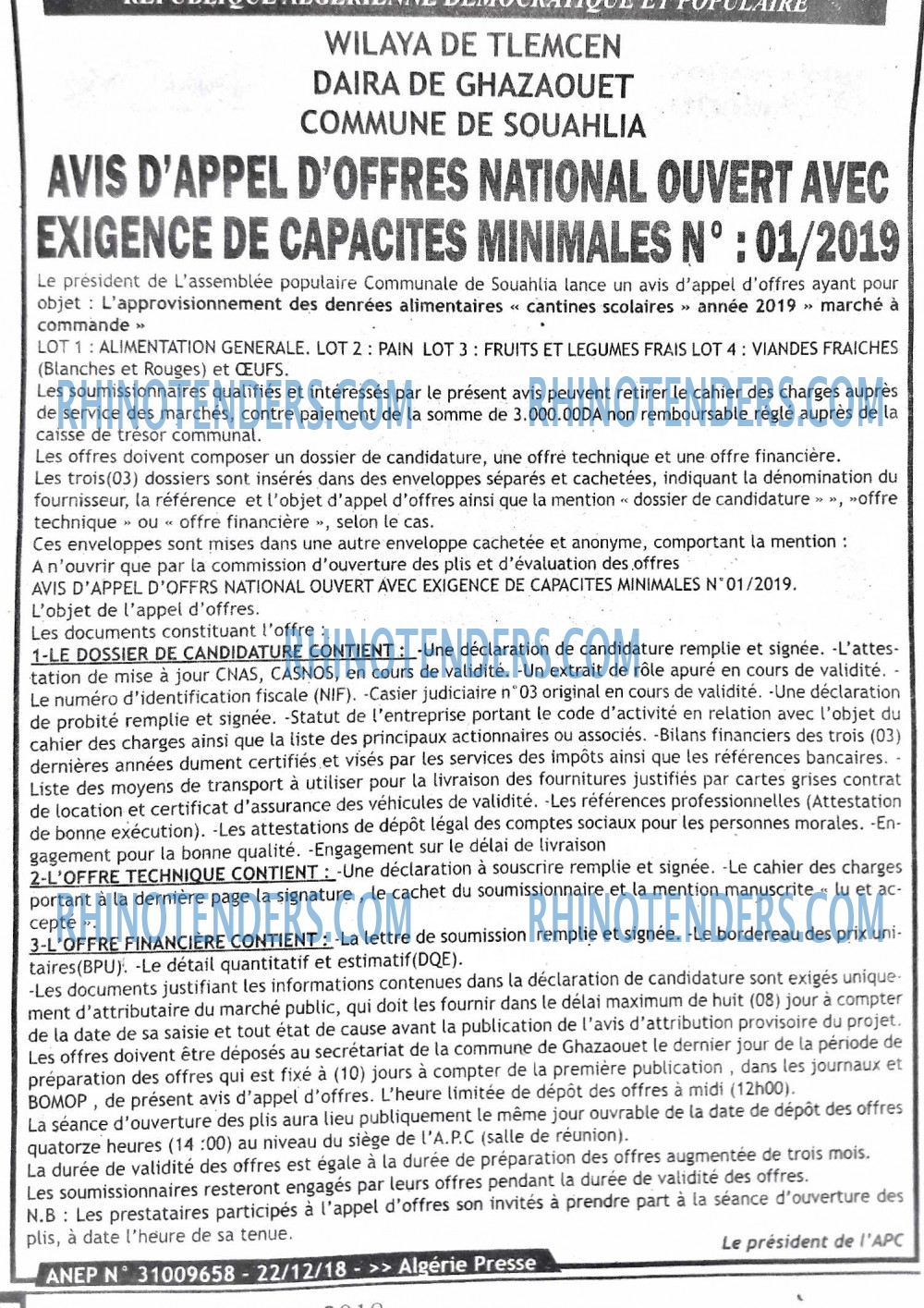 ALGERIE PRESSE