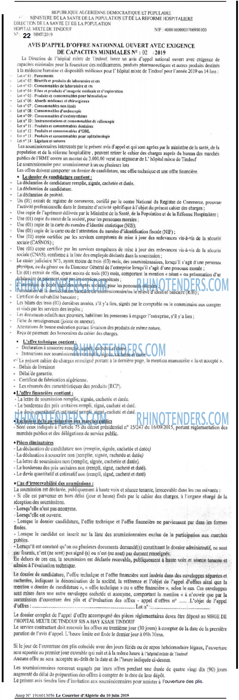 Le Courrier d'Algerie