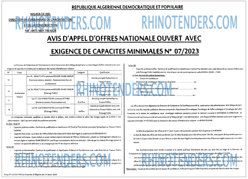 Le Courrier d'Algerie