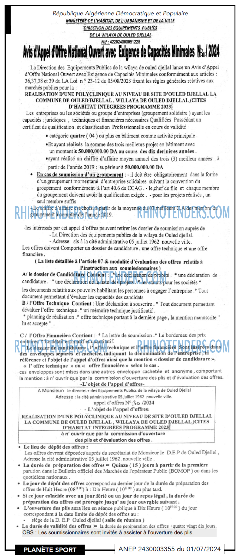 PLANETE SPORT
