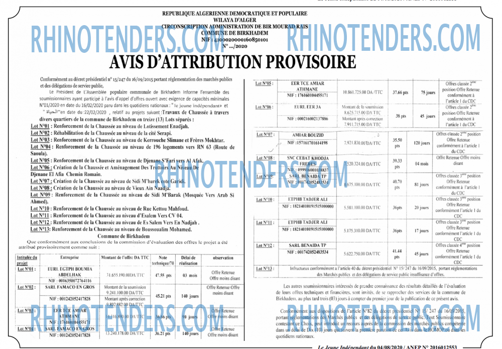 Jeune Independant