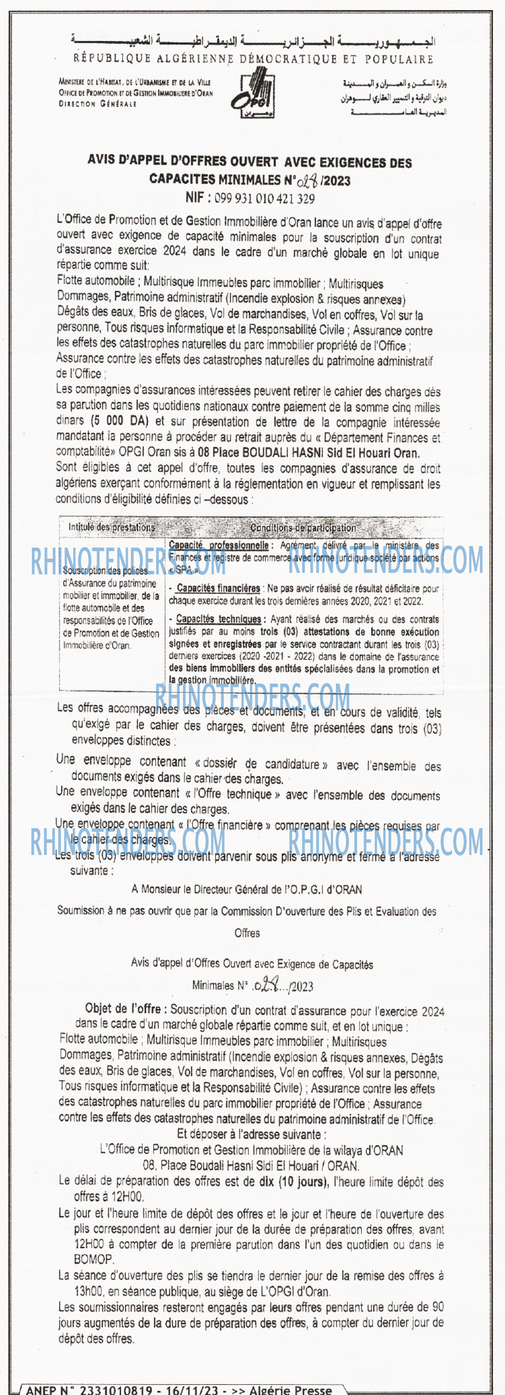 ALGERIE PRESSE
