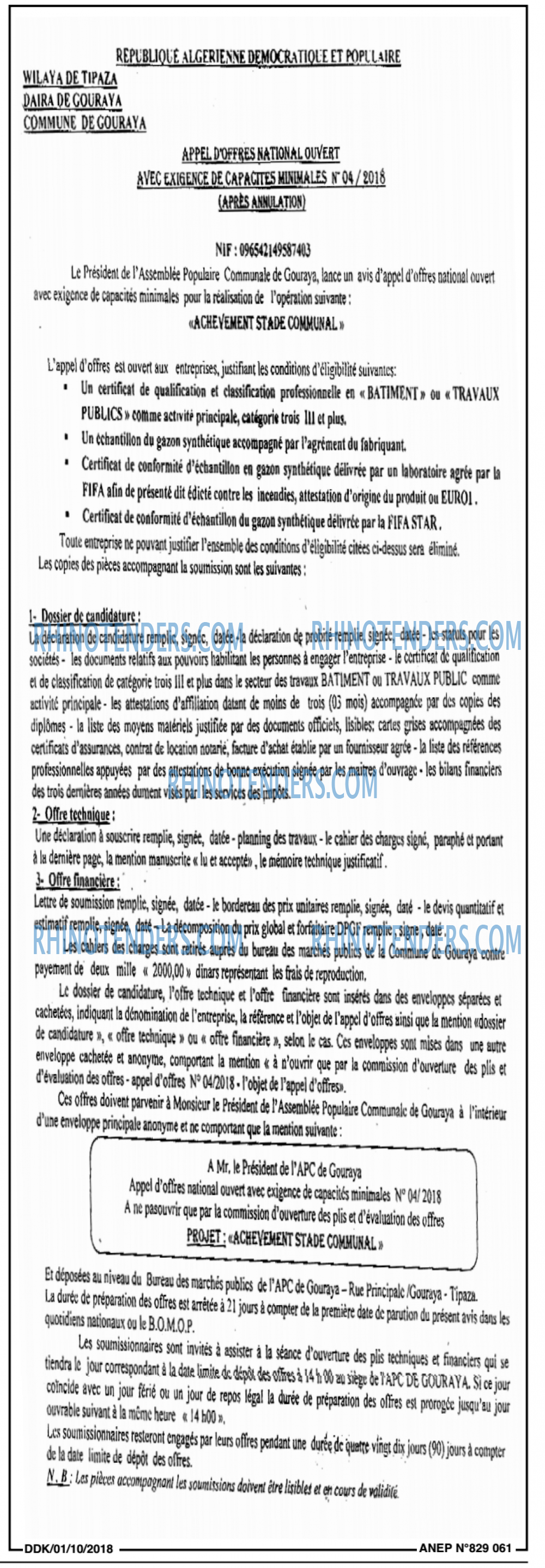 LA DEPECHE DE KABYLIE