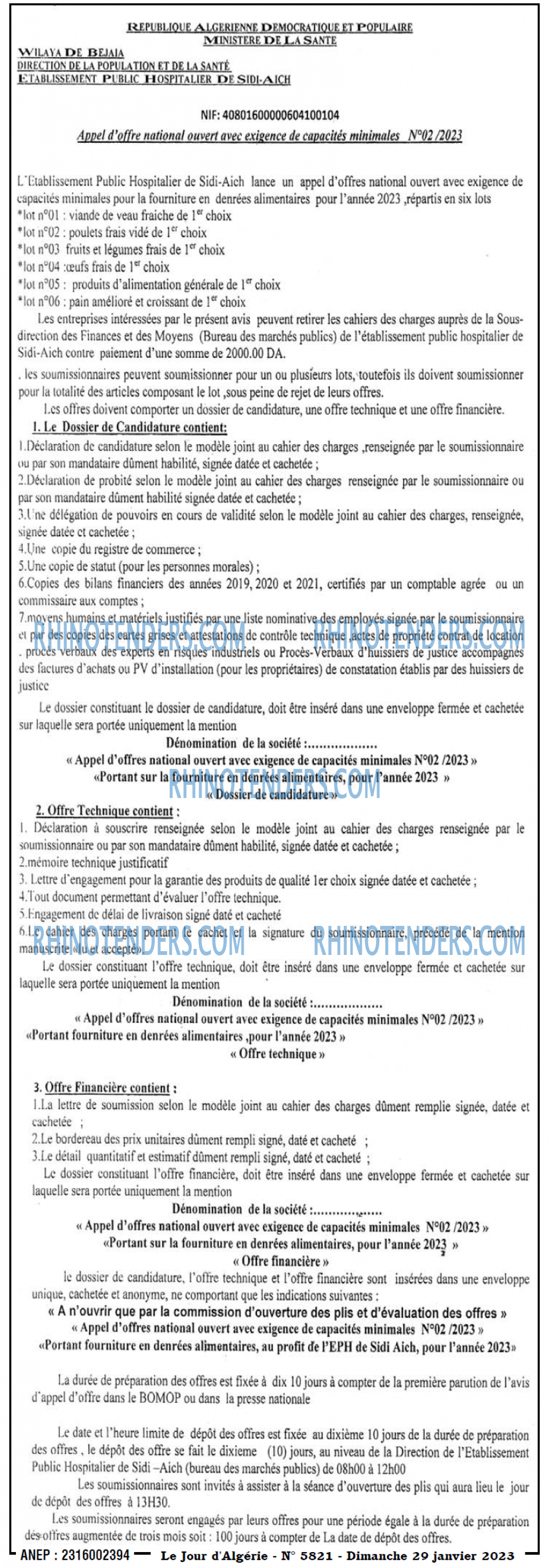 Le Jour d'Algérie