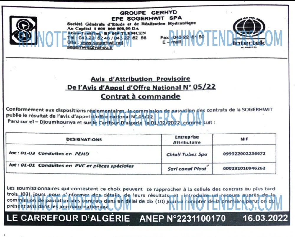 Le Carrefour d'Algérie