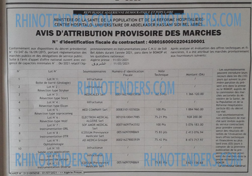 ALGERIE PRESSE