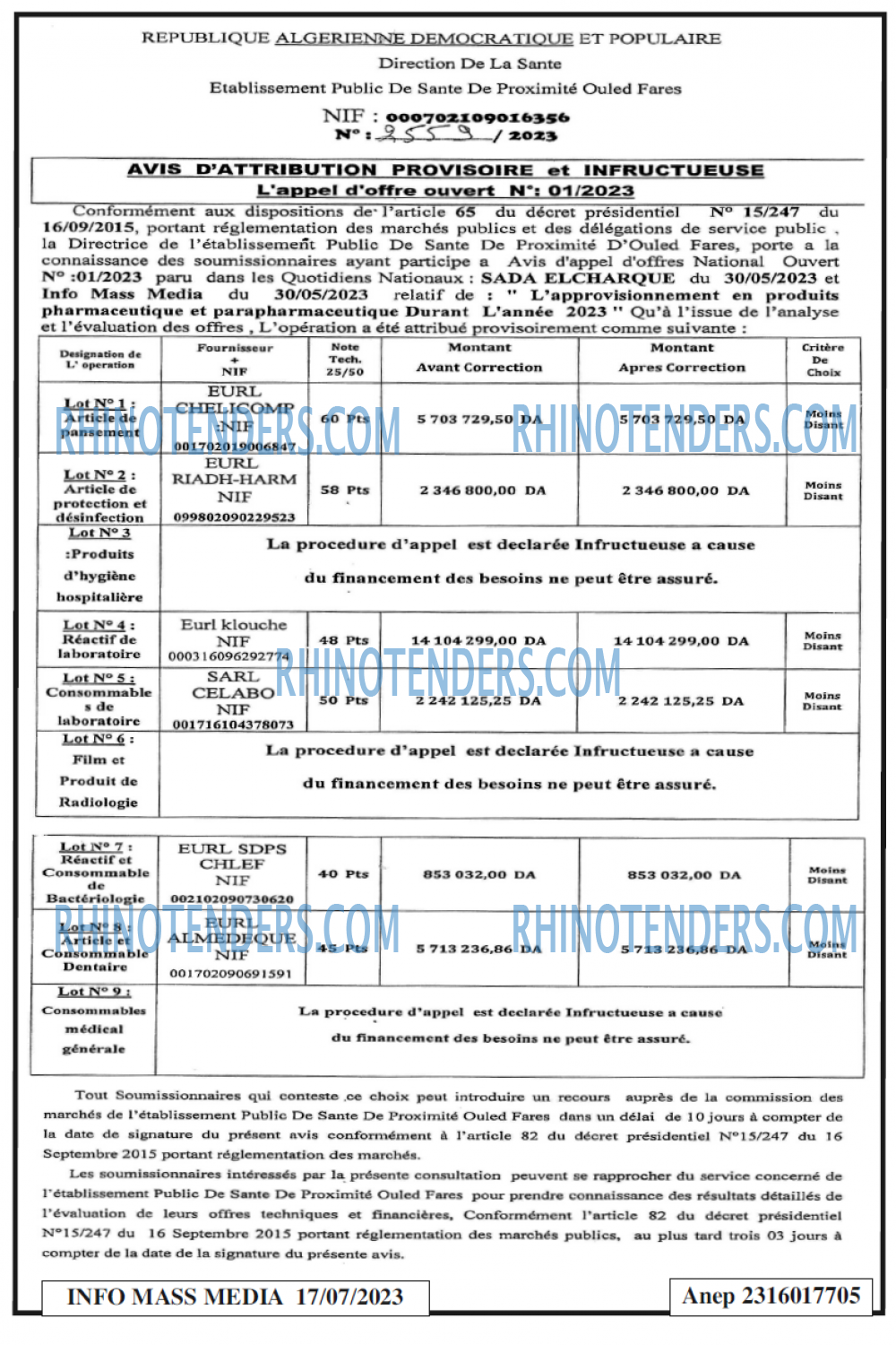 Infos Mass Media