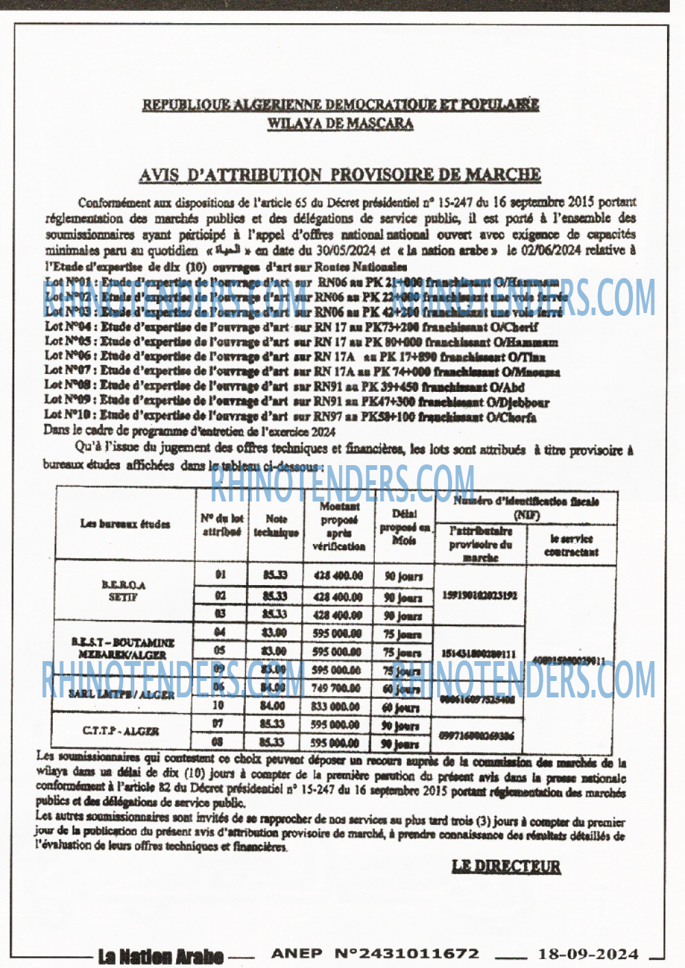LA NATION ARABE