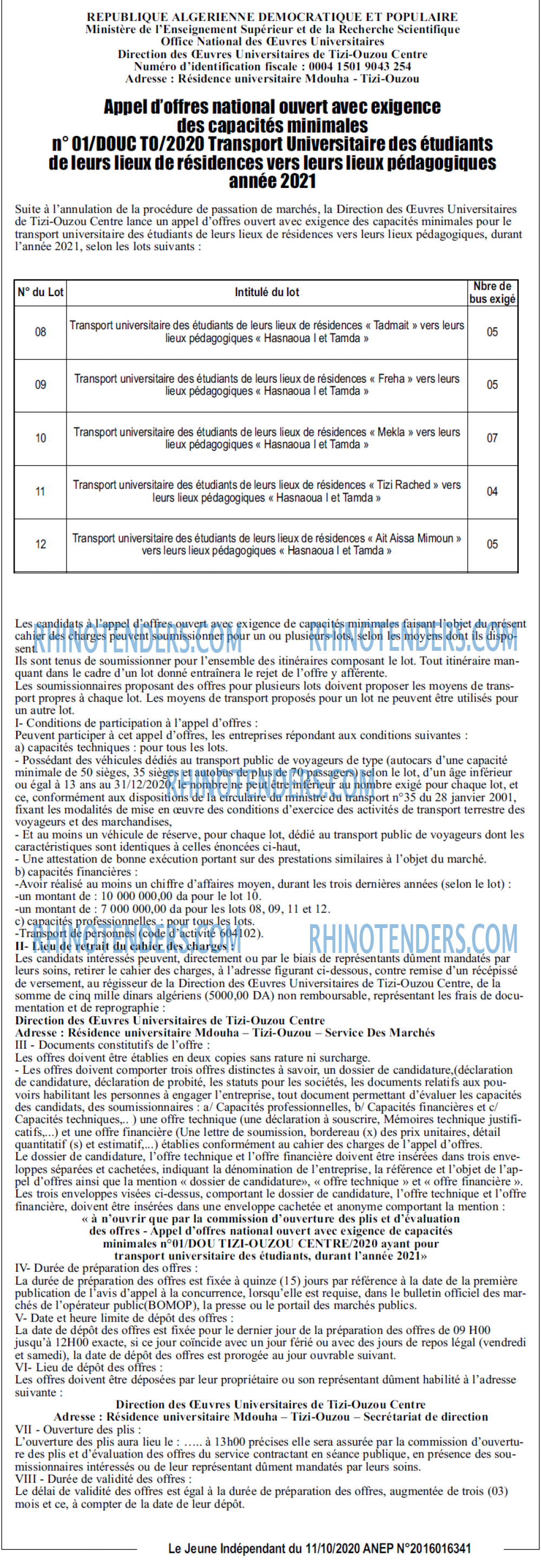 Jeune Independant